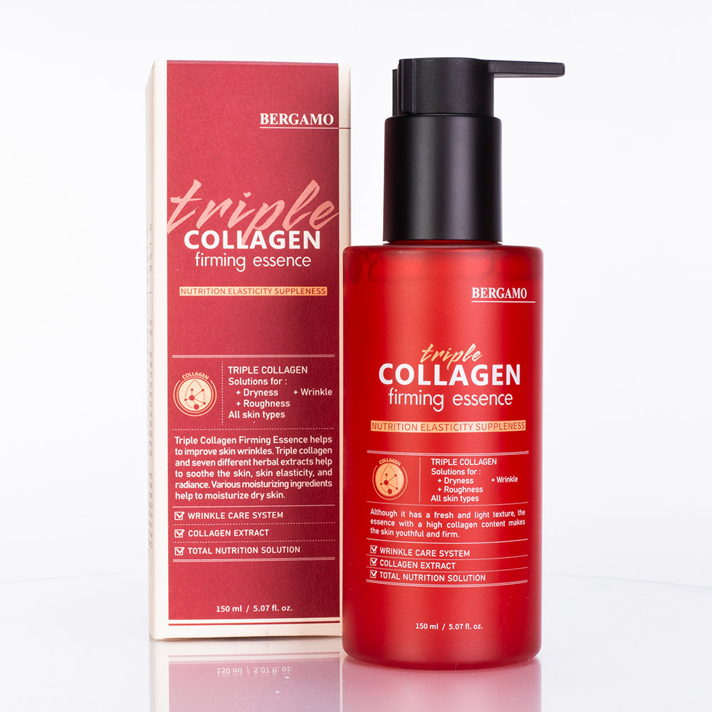 Cremă bogată de esență de fermitate cu colagen triplu, 150 ml - de la BERGAMO
