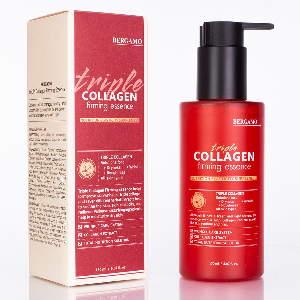 Cremă bogată de esență de fermitate cu colagen triplu, 150 ml - de la BERGAMO