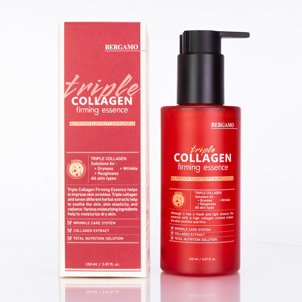 Cremă bogată de esență de fermitate cu colagen triplu, 150 ml - de la BERGAMO