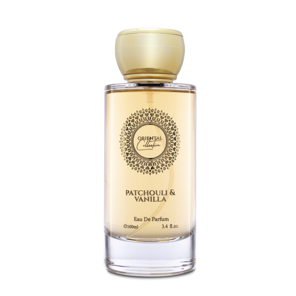 100 ml EDP PATCHOULI & VANILLA cu Arome Orientale, lemnoase, elegant, pudrat pentru Femei