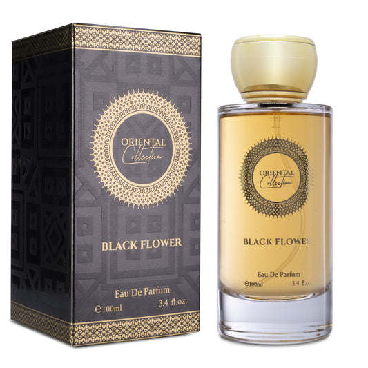 100 ml EDP BLACK FLOWER cu arome senzuale, dulci și incitante unisex