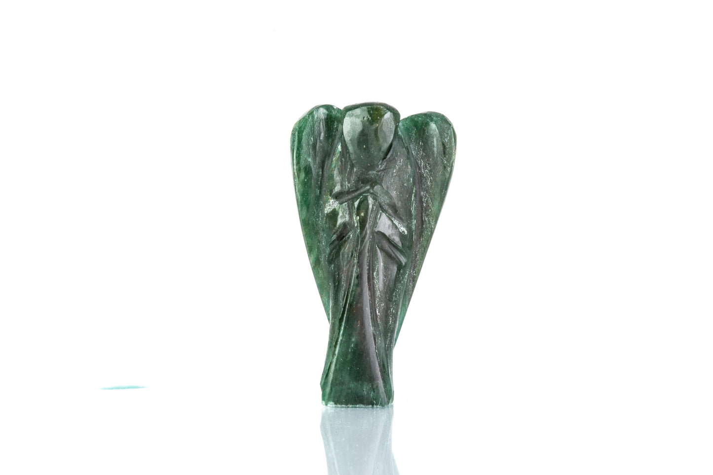 Îngerul abundenței, talisman cu aventurin verde, 118 carate