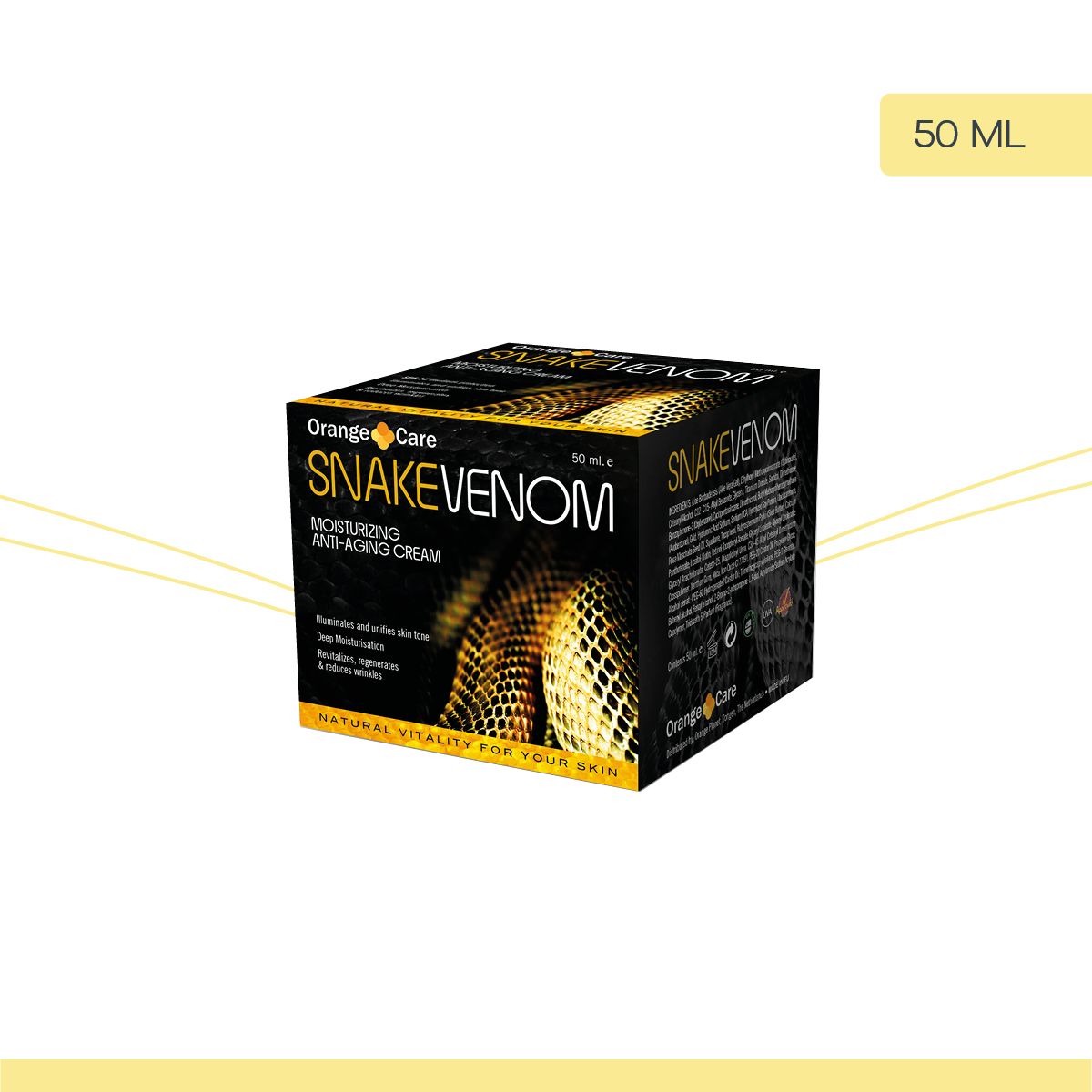 Cremă de zi premium cu extract de venin de șarpe împotriva îmbătrânirii, 50 ml