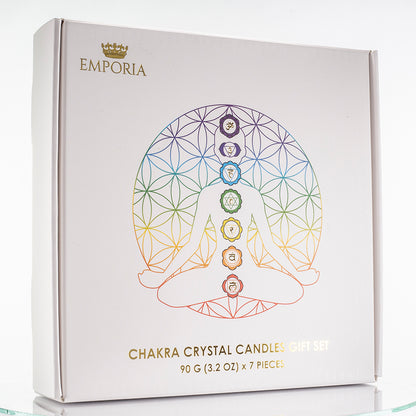 Set de 7 lumânări chakra Emporia + brățară și colier CADOU