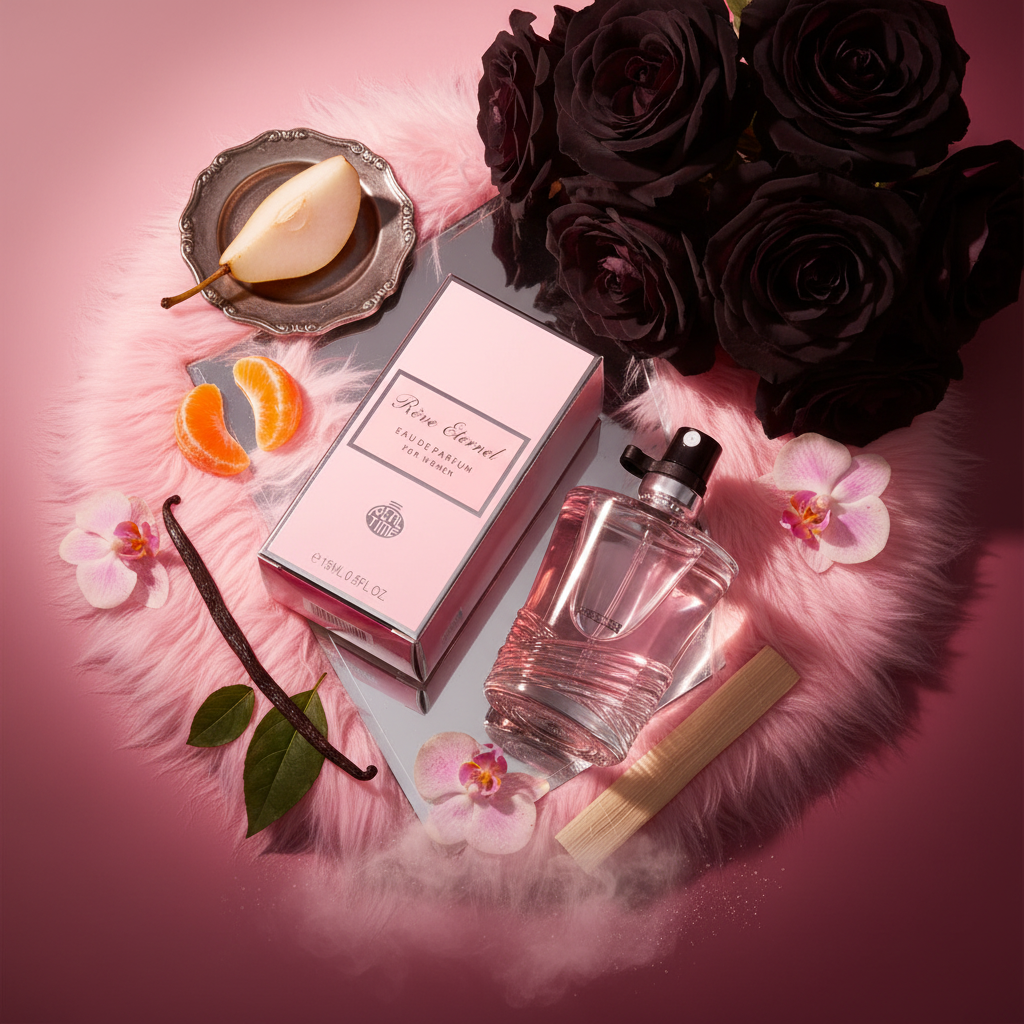 15 ml EDP RÈVE ÉTERNEL cu arome Floral-Fructate pentru Femei