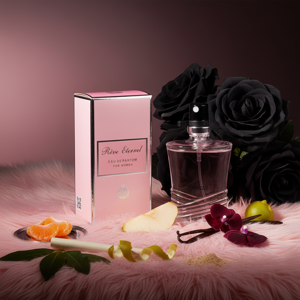 15 ml EDP RÈVE ÉTERNEL cu arome Floral-Fructate pentru Femei