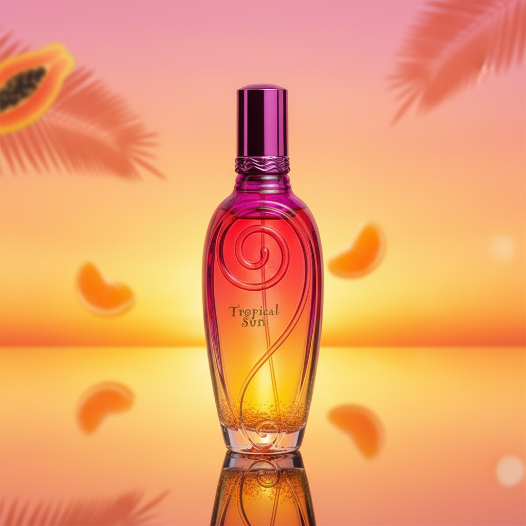 100 ml Parfum EDP "TROPICAL SUN" cu Arome Fructate și Mosc pentru Femei
