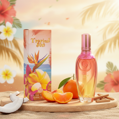 100 ml Parfum EDP "TROPICAL SUN" cu Arome Fructate și Mosc pentru Femei