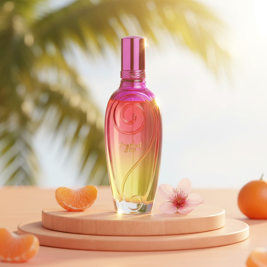 100 ml Parfum EDP "TROPICAL SUN" cu Arome Fructate și Mosc pentru Femei