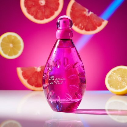 100 ml EDP LA PASSION EN PINK cu Arome Floral-Fructate pentru Femei