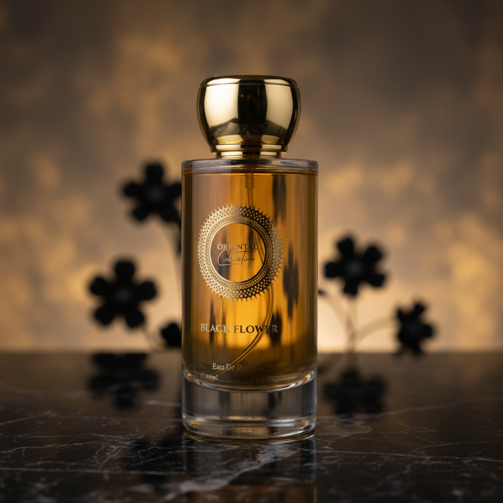 100 ml EDP BLACK FLOWER cu arome senzuale, dulci și incitante unisex