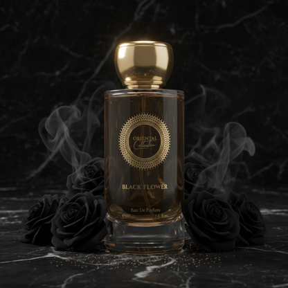 100 ml EDP BLACK FLOWER cu arome senzuale, dulci și incitante unisex